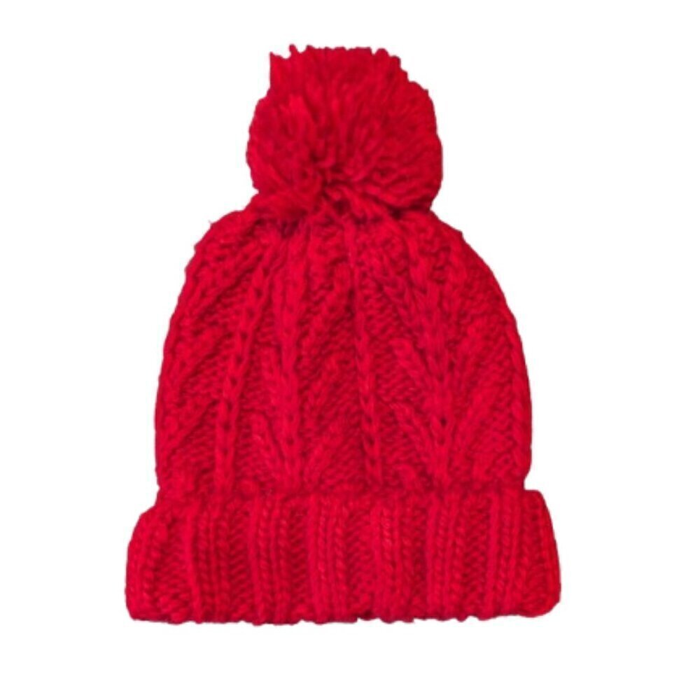 American Eagle Red Knit Toque Beanie Hat